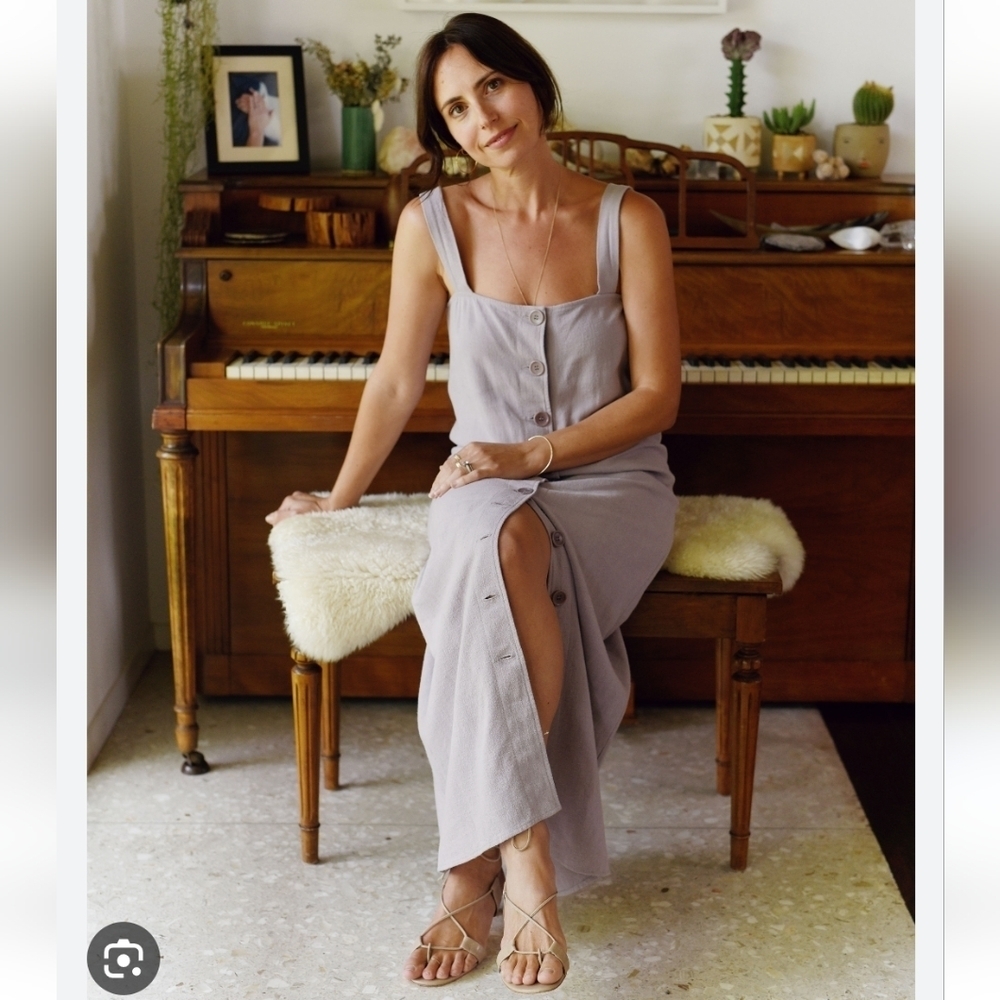 Rachel Pally nwt Linen Rome Dress pale lilac XS